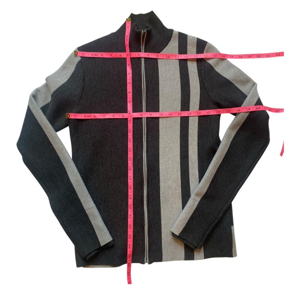 Athleta CAT TRACK CARDIGAN Gray size Small - Picture 7 of 12